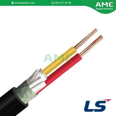 Cáp điện hạ thế 0.6-1kV, 2 lõi ruột đồng Class2, cách điện PVC - Cu-PVC-PVC 2x1.5mm2 (7-0.52)