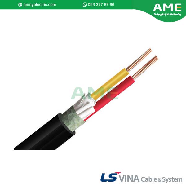 Cáp 2 lõi 0.6/1(1.2)kV - Cu/PVC/PVC 2x4mm2 (7/0.85)