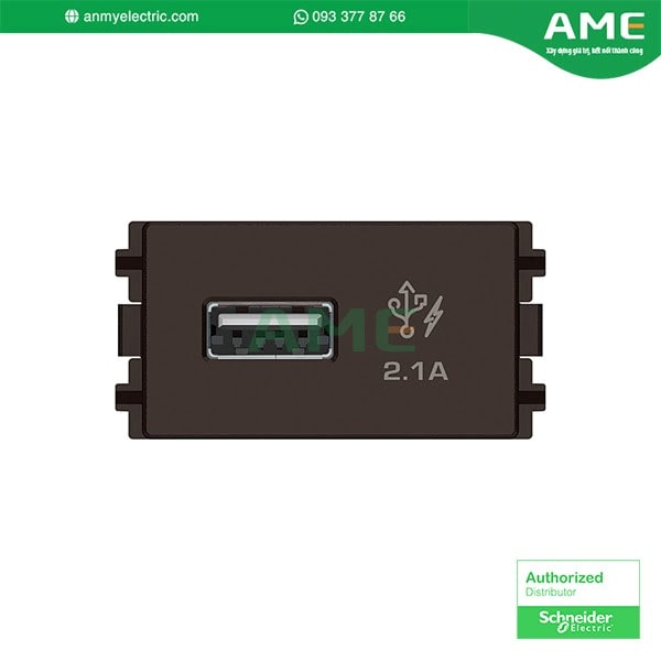 Sản phẩm ổ sạc USB 2.1A đơn, size S dòng Zencelo A