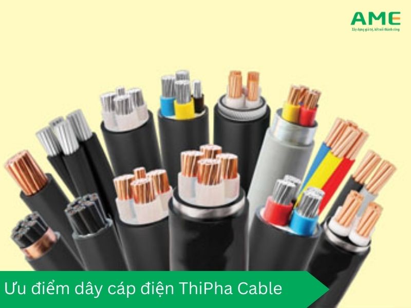 Ưu điểm dây cáp điện ThiPha Cable