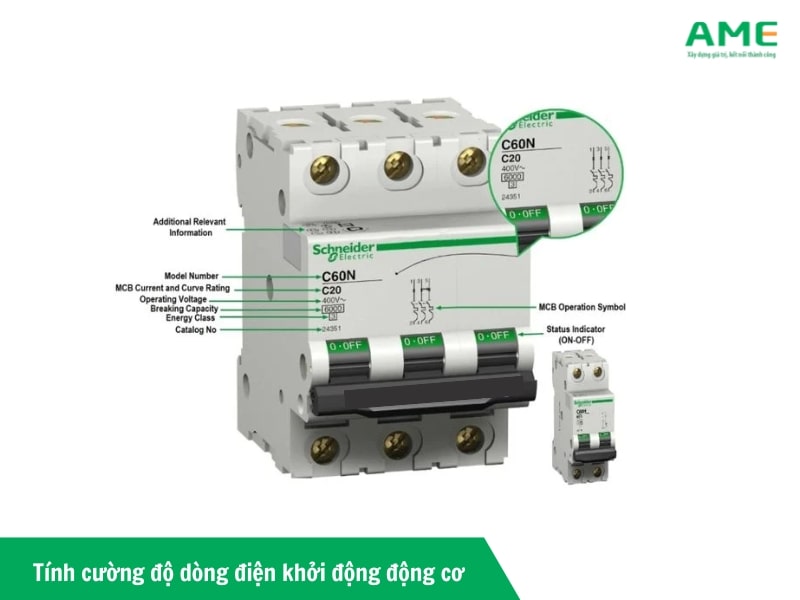 Cách tính cường độ khởi động aptomat 3 pha