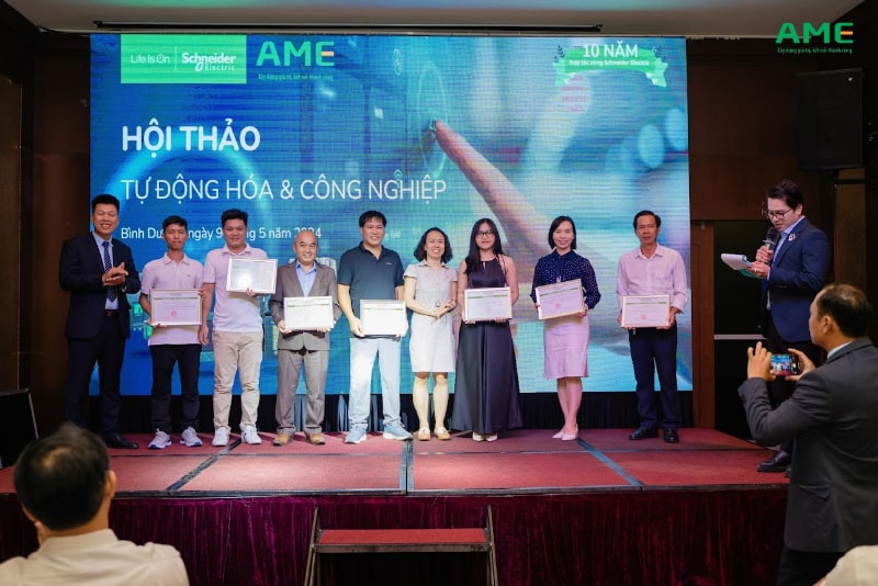 Vinh danh các đối tác tiềm năng của AME tại hội thảo