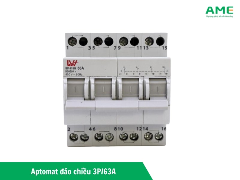 Aptomat đảo chiều 3P/63A