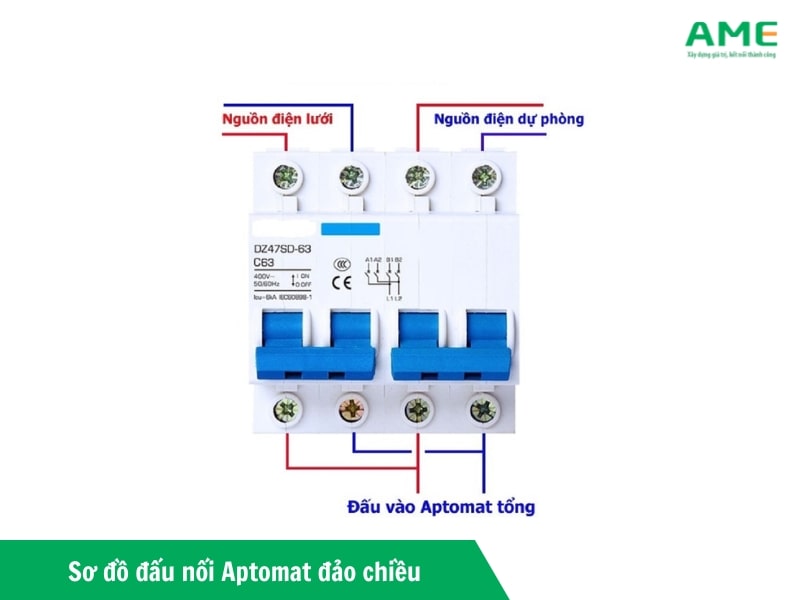 Sơ đồ đấu cầu dao đảo chiều