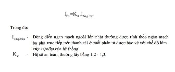 Nguyên lý bảo vệ dòng điện