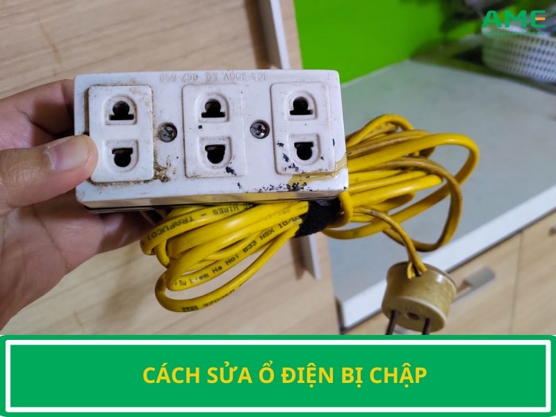 Cách sửa ổ điện bị chập