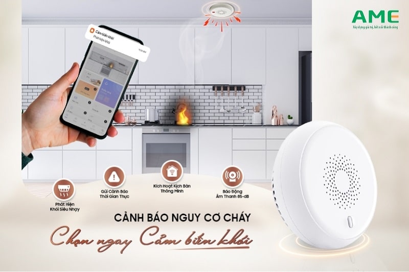 Ứng dụng của cảm biến báo cháy trong đời sống