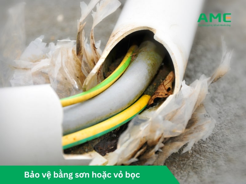 Bảo vệ bằng sơn hoặc vỏ bọc