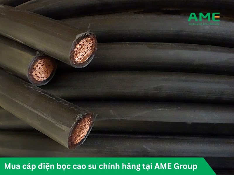 AME Group - Địa chỉ cung cấp dòng dây cáp điện bọc cao su chất lượng