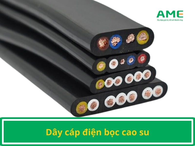 Dây cáp điện bọc cao su