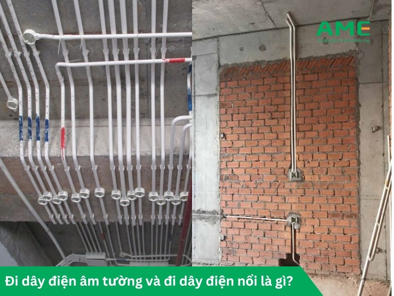 Đi dây điện âm tường là gì?