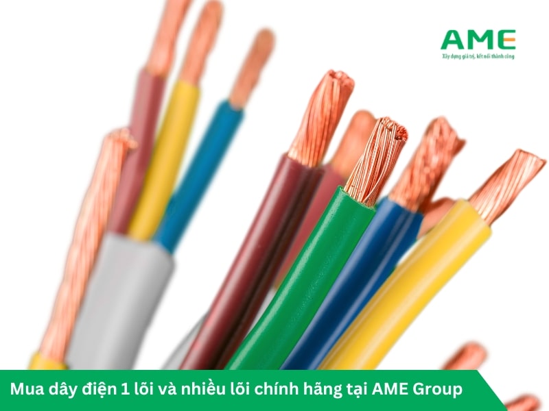 Mua dây điện 1 và nhiều lõi chính hãng tại AME Group