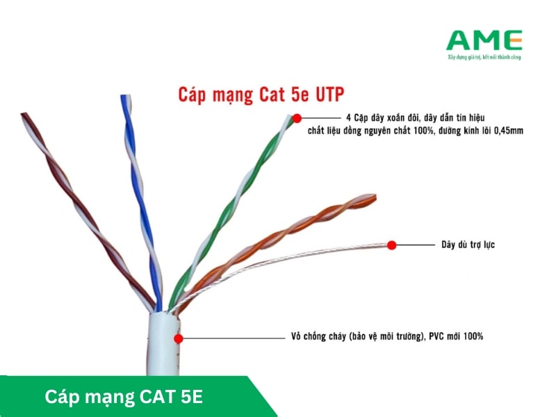 Cáp mạng CAT 5E