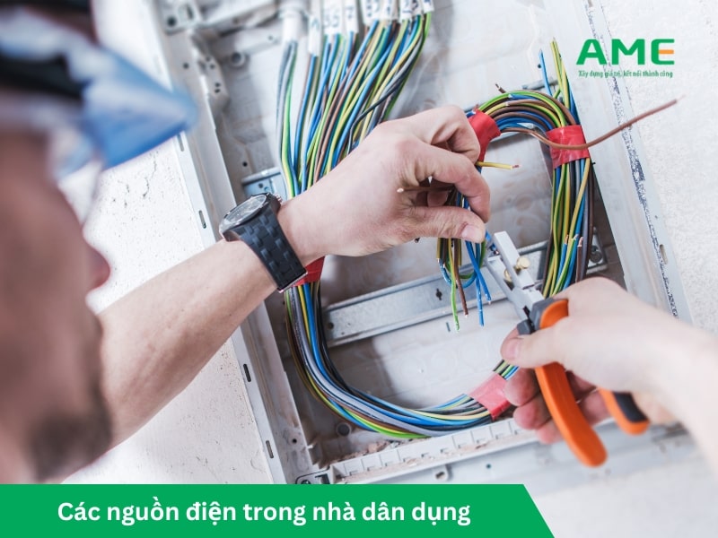 Các nguồn điện trong nhà dân dụng