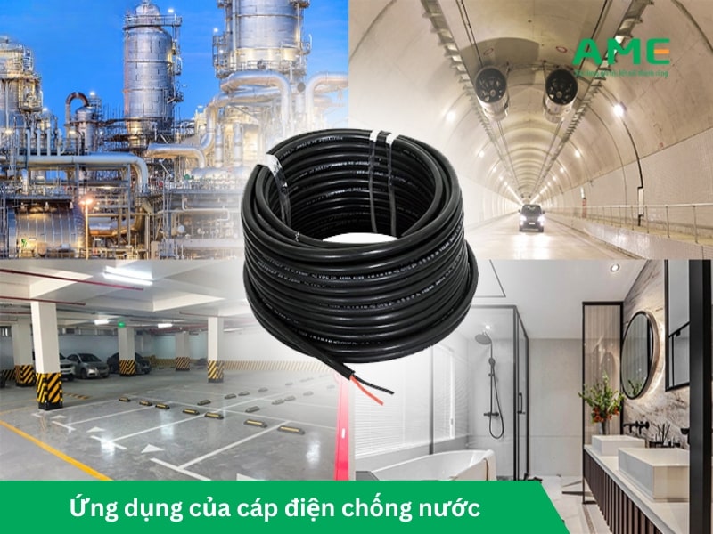 Ứng dụng của cáp điện chống nước trong công trình