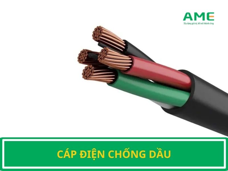 Cáp điện chống dầu