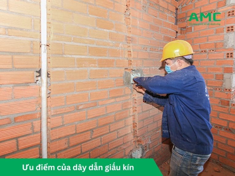 Ưu điểm của dây dẫn giấu kín