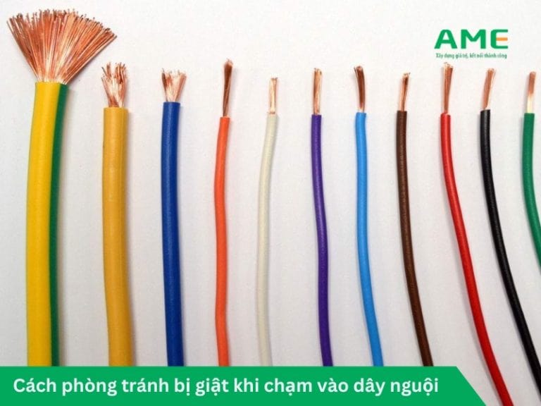 Cách phòng tránh bị giật khi chạm vào dây nguội