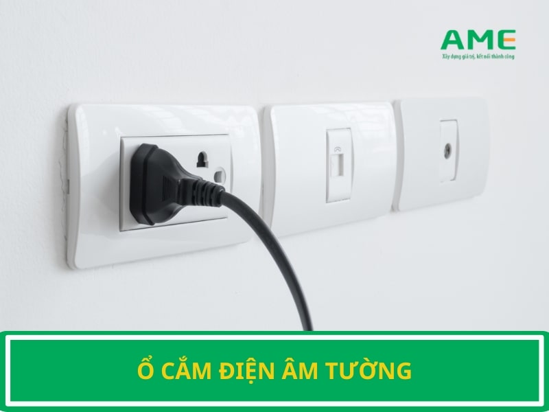 Ổ cắm điện âm tường