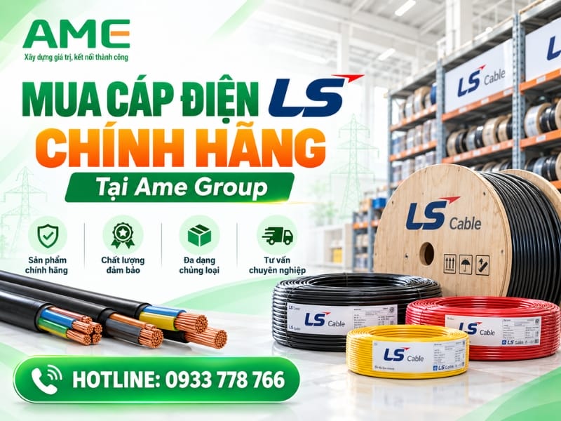 Hướng dẫn đặt hàng và liên hệ mua cáp điện LS tại Ame Group Ninh Bình Hướng dẫn đặt hàng và liên hệ mua cáp điện LS tại Ame Group Ninh Bình