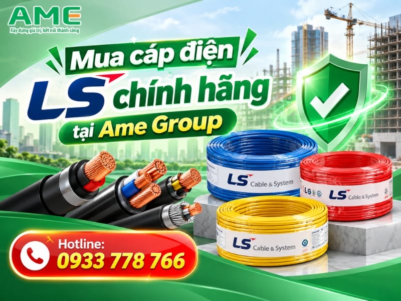 Hướng dẫn đặt hàng và liên hệ mua cáp điện LS tại Ame Group Sơn La